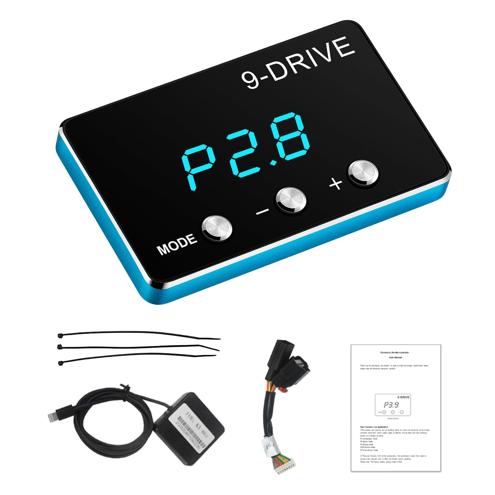 Throttle Response Controller F1 807 Smart Intelligent Electronic Accelerator 9 Drives 5 Modes Fit on Dodge Challenger RAM Jeep Maserati Chrysler Car Modification Power Acceleration Booster