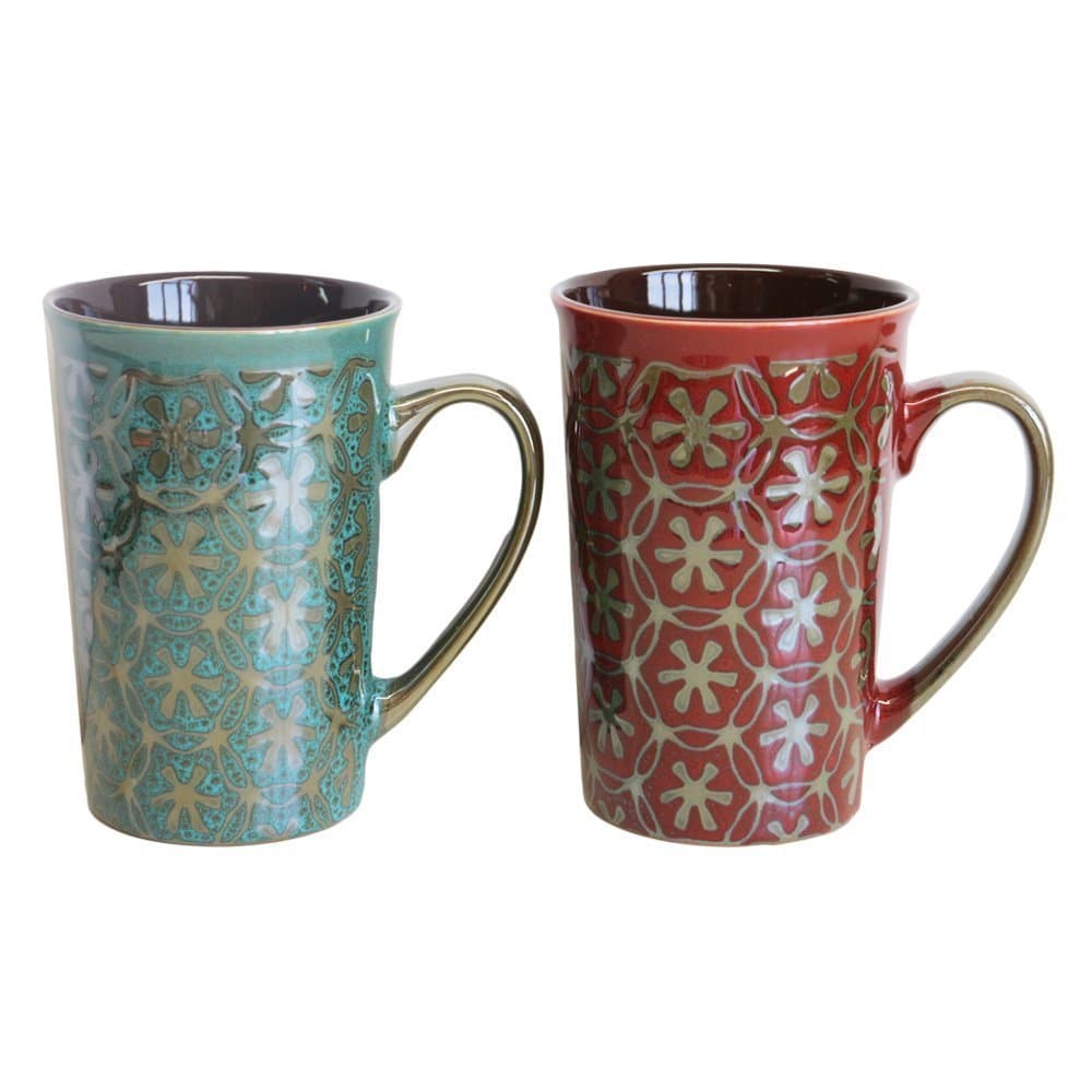 Mom Italy Jasmine Mug Set, 2-Pieces