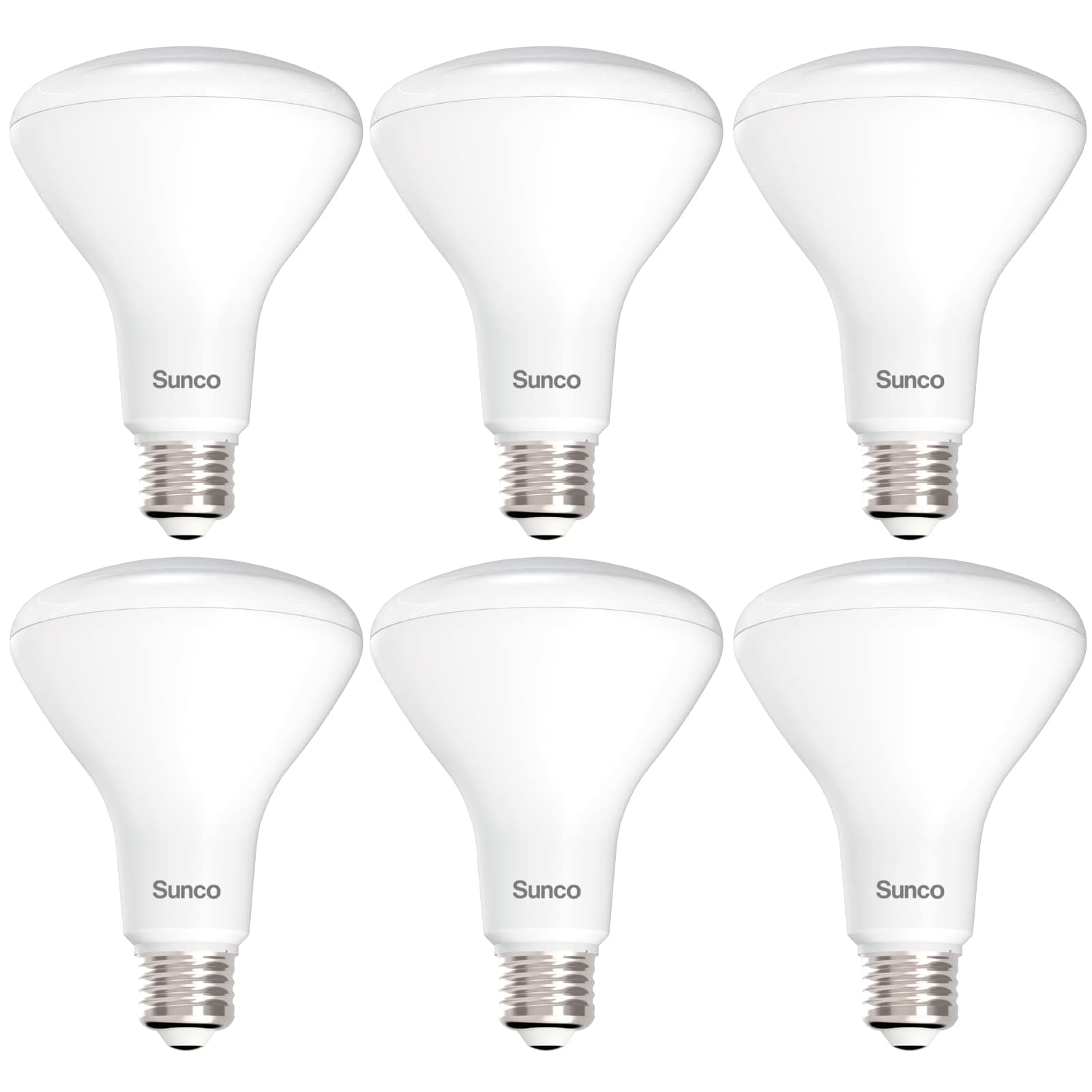 Sunco 6 Pack BR30 Light Bulbs LED, Recessed Can Light Bulbs, Indoor Flood Bulb, 850 LM, 11W (65W Equivalent), 4000K Cool White, Dimmable, E26 Base, for Home, Kitchen, Bedroom UL.