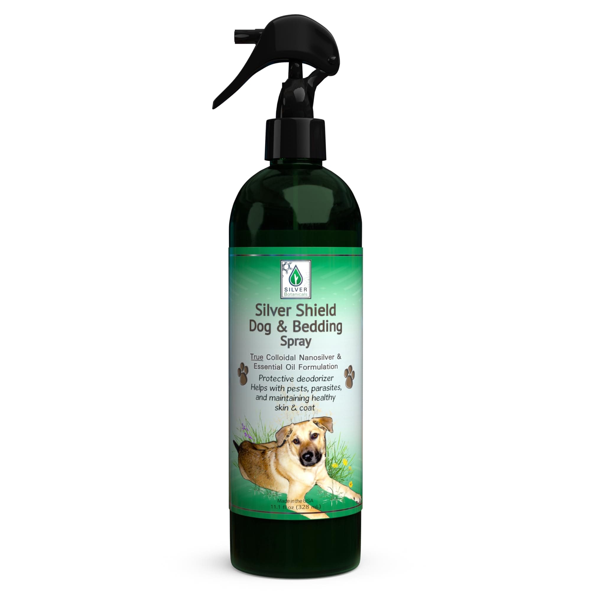 Silver Shield Dog & Bedding Spray | All Natural Colloidal Silver Dog Hygiene Spray