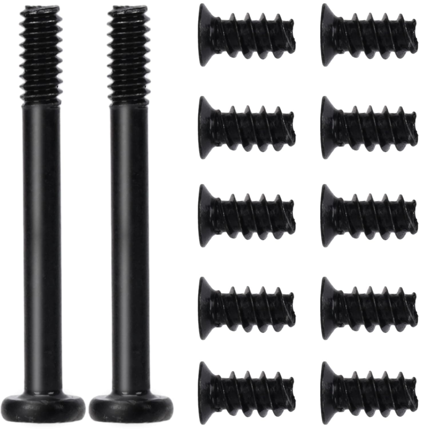 SGTKJSJS Computer Cooling Fan Mount Screws Case Fan Long Short Screws ，Long Short Screws Kit（#6-32x30mm20PCS /M5x10mm20PCS）