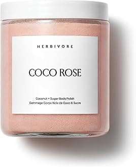 Coco Rose Coconut Oil Body Polish | Exfoliating Body Scrub with Shea Butter | Smooths & Softens Skin, Plant-Based, Vegan, for All Skin Types