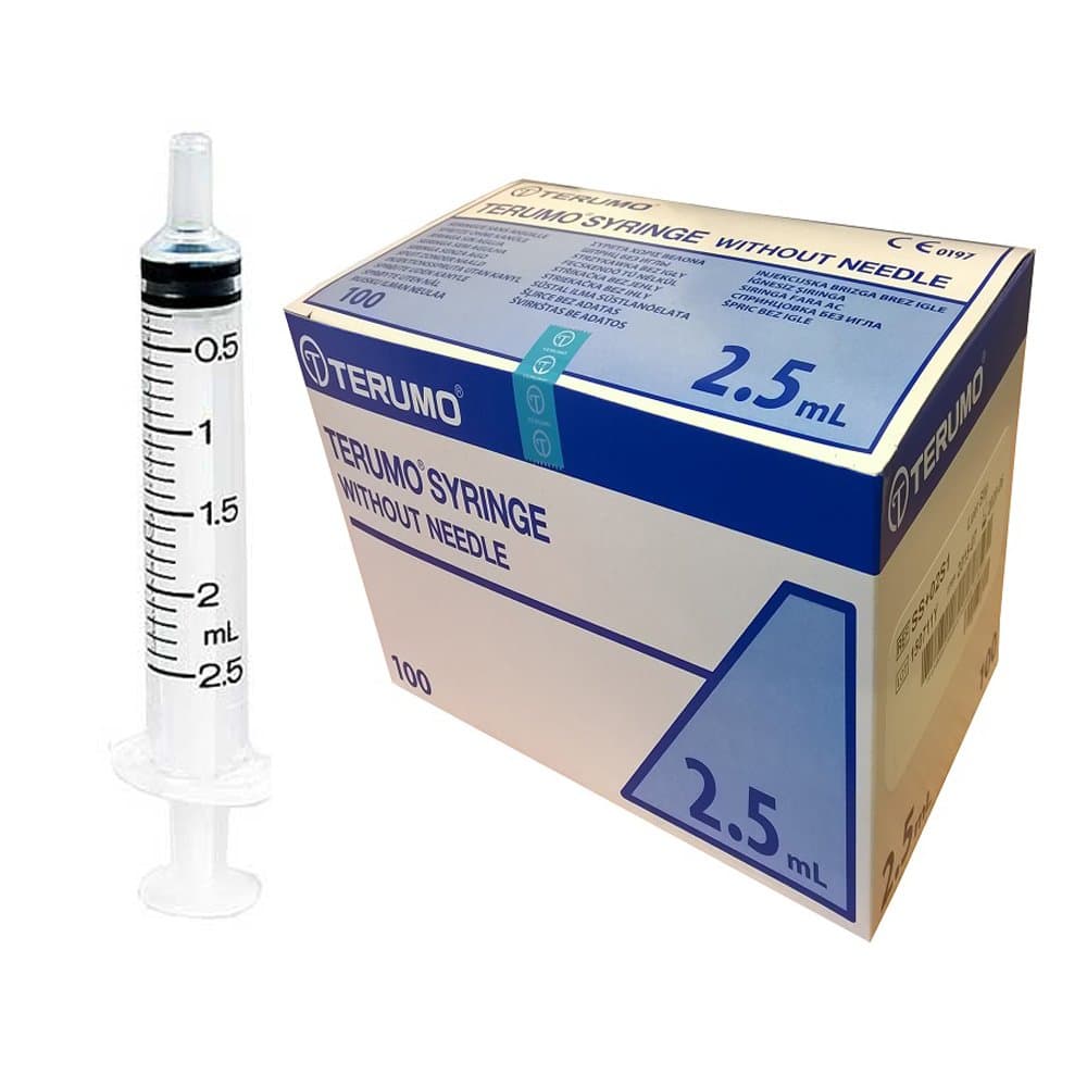 Terumo 3 ml Disposable Syringe (Box of 100 )