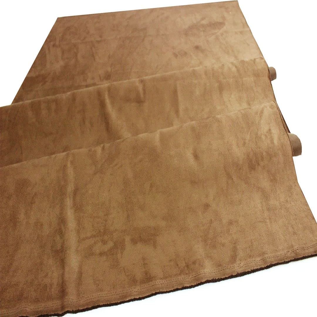 Mybecca Microsuede Fabric 58/60" Width Fabric by The Yard Color : Mocha (1 Yard, 36"x58") (Precut into 1 Yard Pieces by Prime)