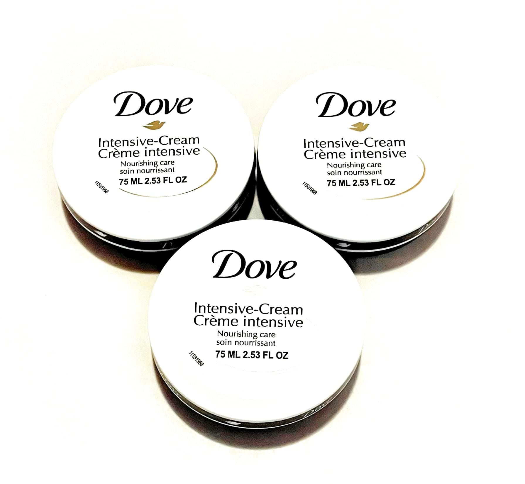 Dove Nutritive Intensive Cream 75ml Pack of 3