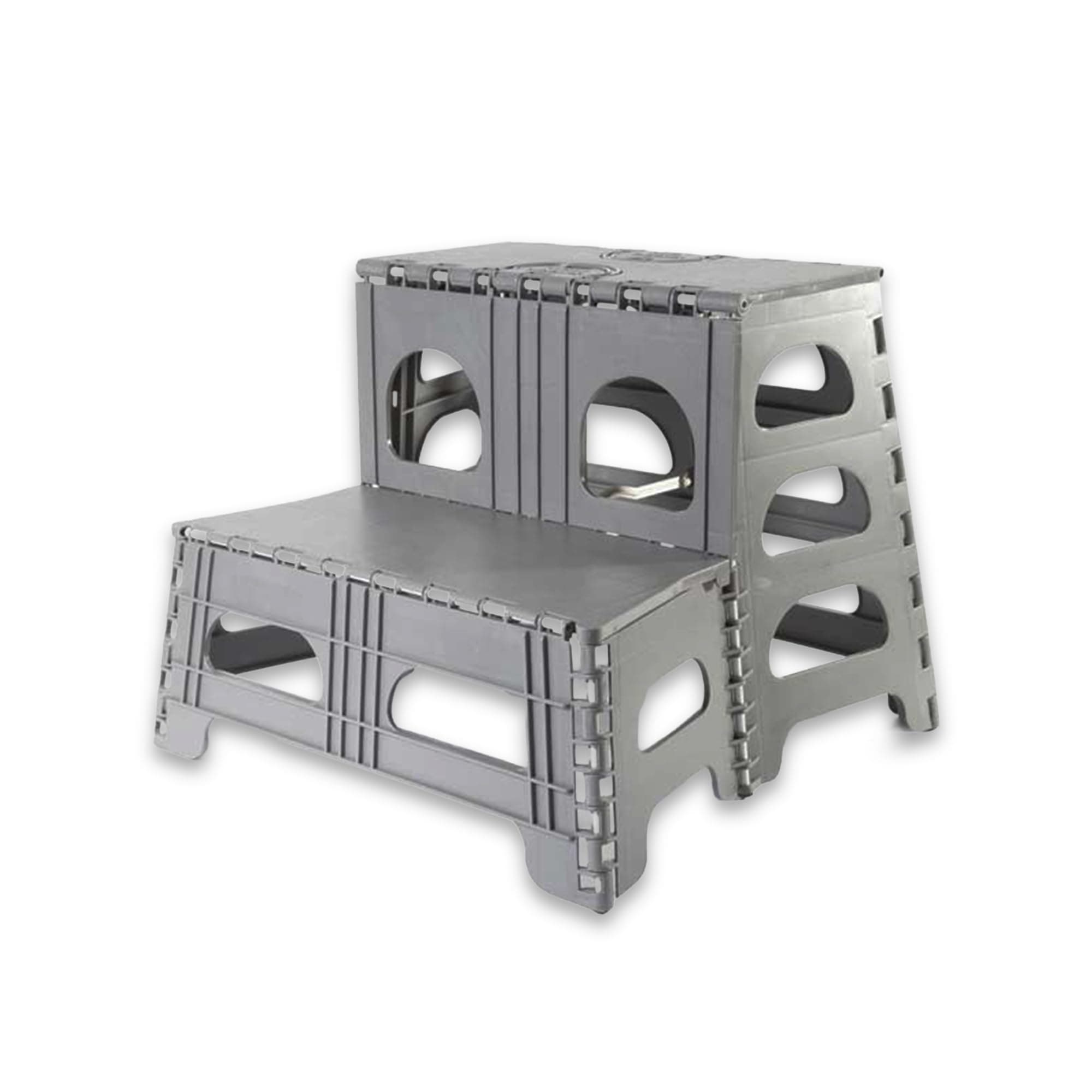 Easylife 2-Step Folding Stool, Stepper, Portable Foot Stool, H44cm x W51cm x D53cm - Fully Guaranteed