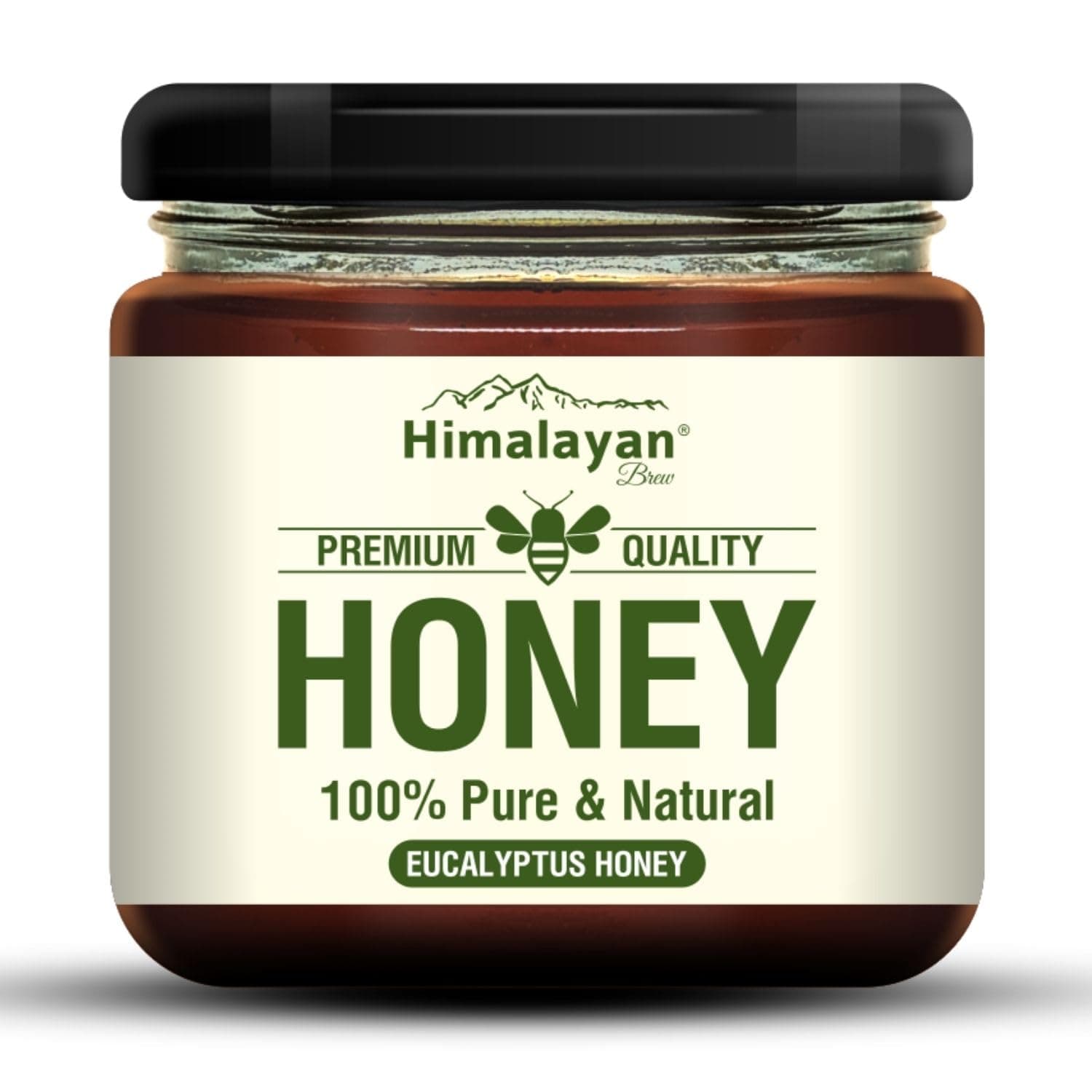 Himalayan Brew Khadi Pure Eucalyptus Honey Unfiltered Unprocessed Unpasteurized | No Preservatives - 400 Gm