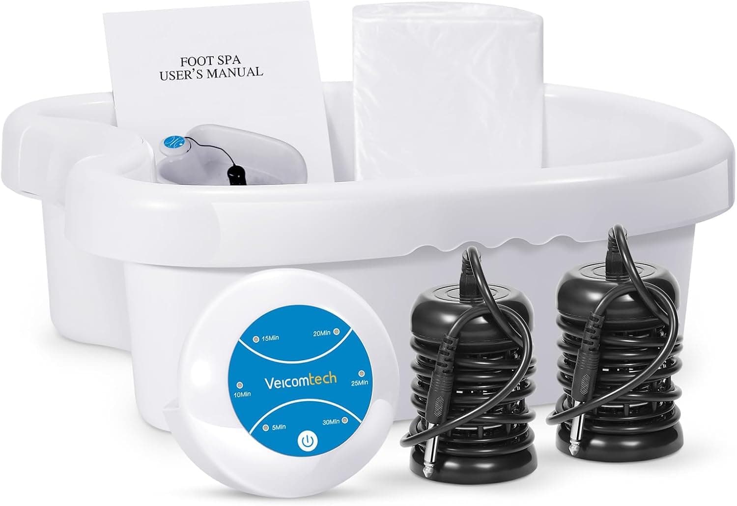 Ionic Foot Bath Detox Machine - Machine, Spa System For Home Salon Club 2 Arrays 100 Tub Liners
