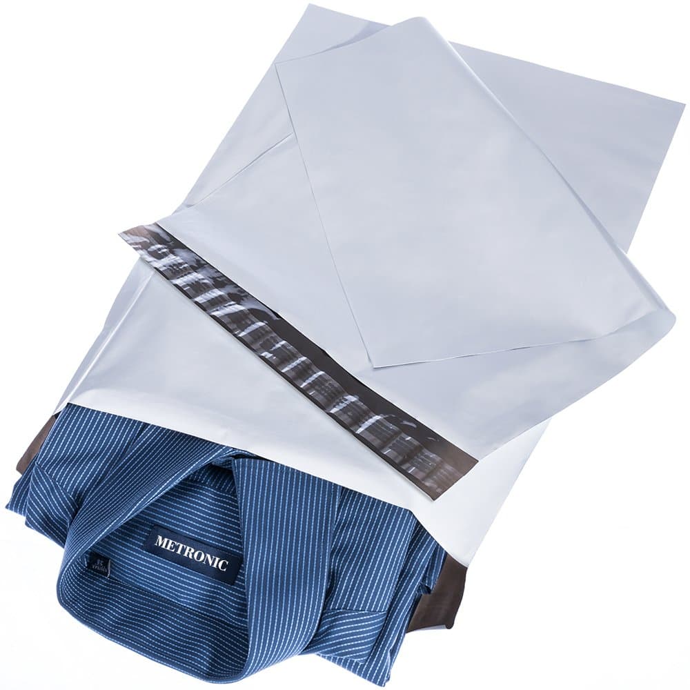 Metronic Poly Mailer Envelopes - 100 Pack 9 x12 Mailer Bags With Adhesive Strip- Water and Weather Resistant Envelope Bags (9"x12" 100 Pack)