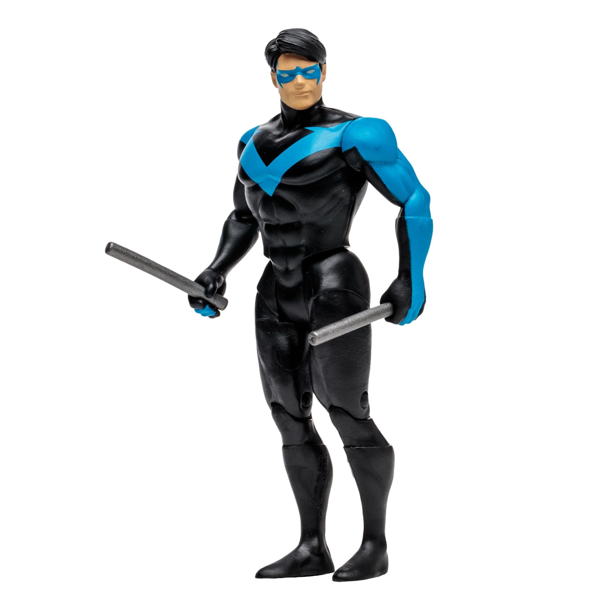 McFarlane Toys, DC Multiverse, 5-inch DC Super Powers Nightwing Action Figure with 5 points of articulations, Collectible DC Retro 1980’s Super Powers Line Figure – Ages 12+