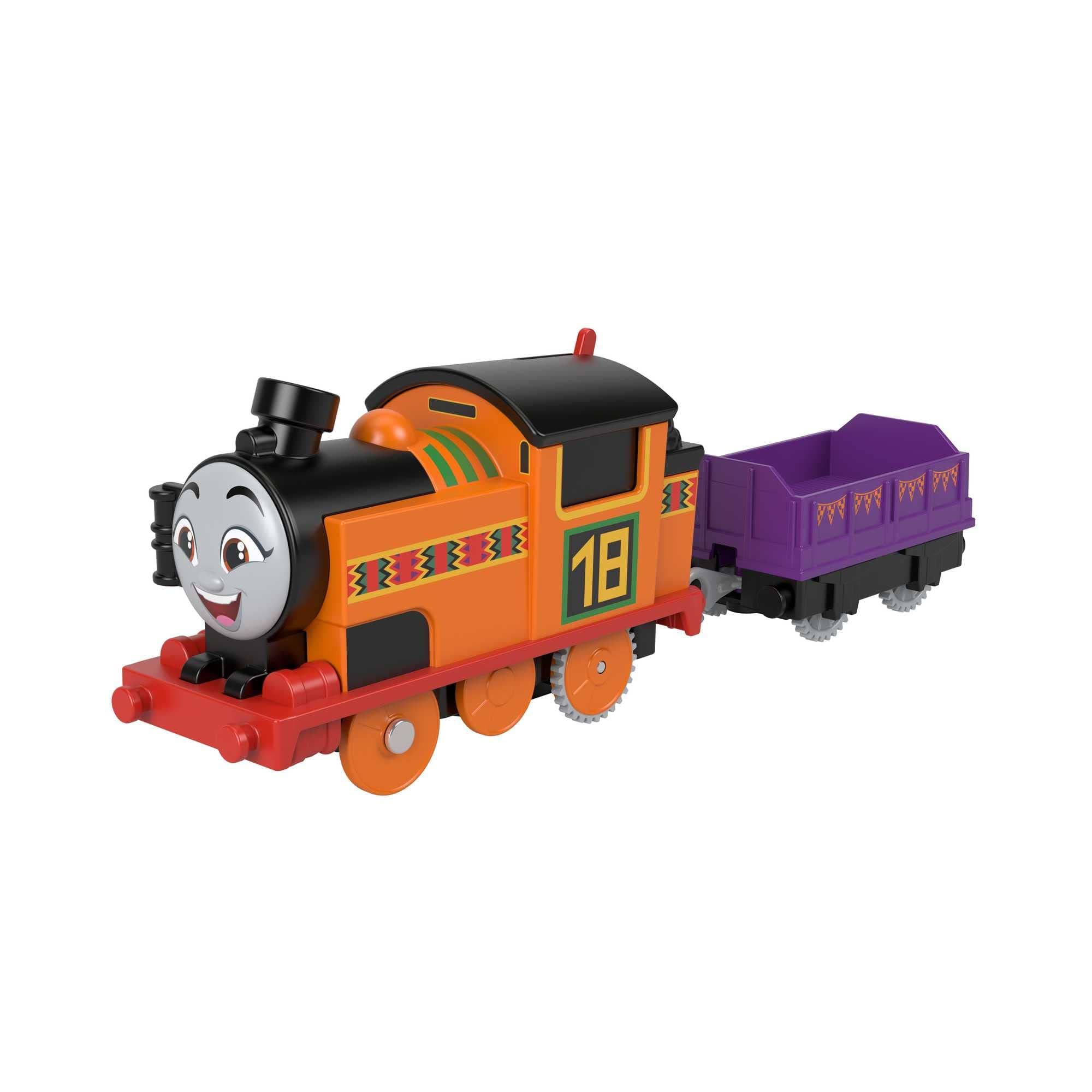 Motorized Toy Train Nia Battery-Powered Engine with Cargo for Pretend Play Preschool Kids Ages 3+ Years​