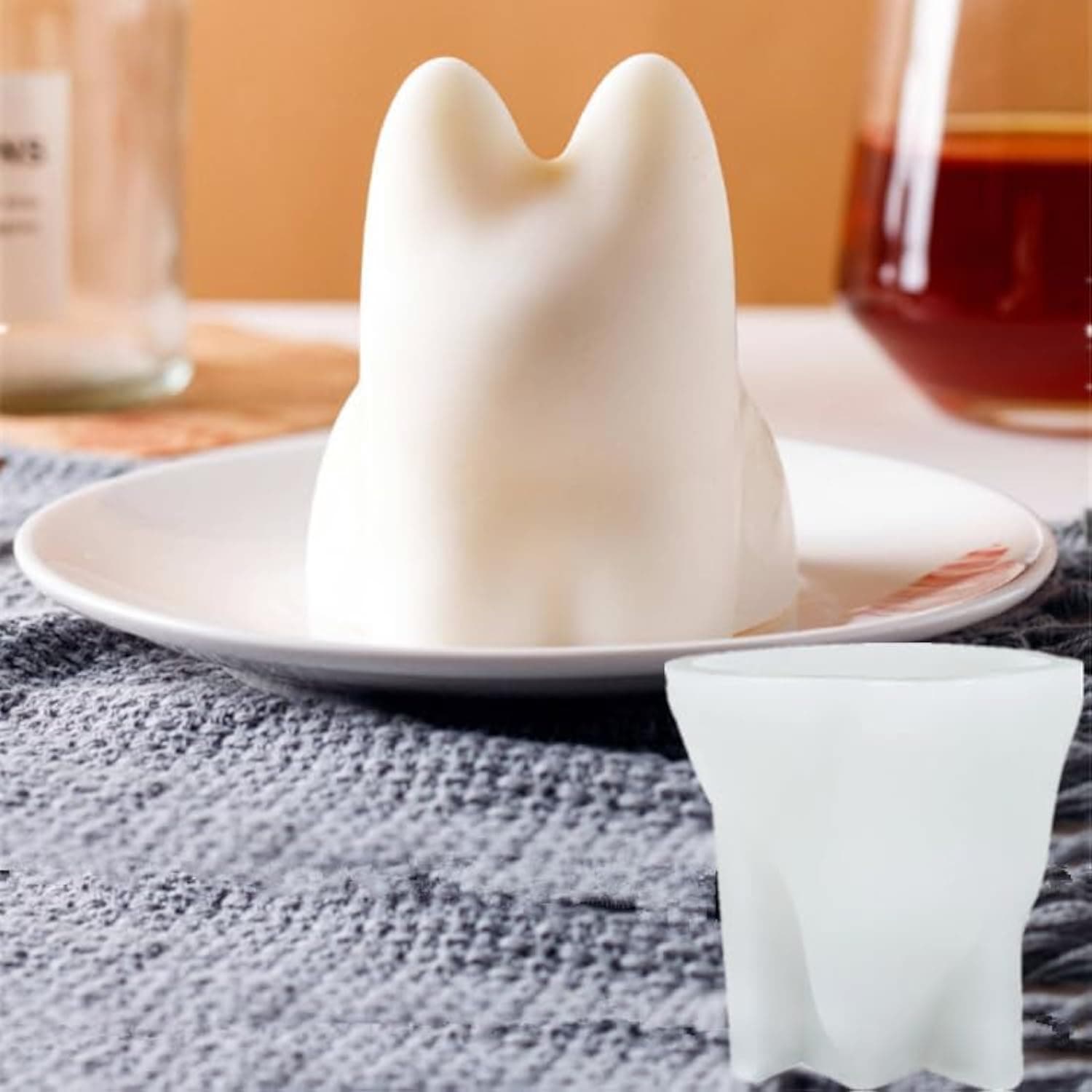 Cat Silicone Mold for Milk Jelly, Pudding, Ice Cube, Cake, Mousse, Chocolate - DIY Kitchen Tool