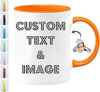 Custom Mug With Pictures - Personalized Coffee Mug With Photo, Text, Logo | Customized Gifts for Men & Women | Taza Personalizada 11oz Tea Cup Printed on Both Sides | Birthdays, Holidays, Mother’s Day