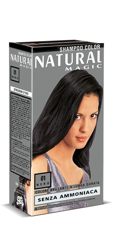 Shampoo Color Natural Magic Black 01 Without Ammonia