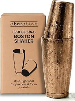 Professional Boston Shakers Set 18 oz Weighted and Unweighted Stainless Steel Cocktail Shaker Set for Bartenders, Premium 304 Steel Bar Shaker, Essential Bartending Tools for Mixing Drinks
