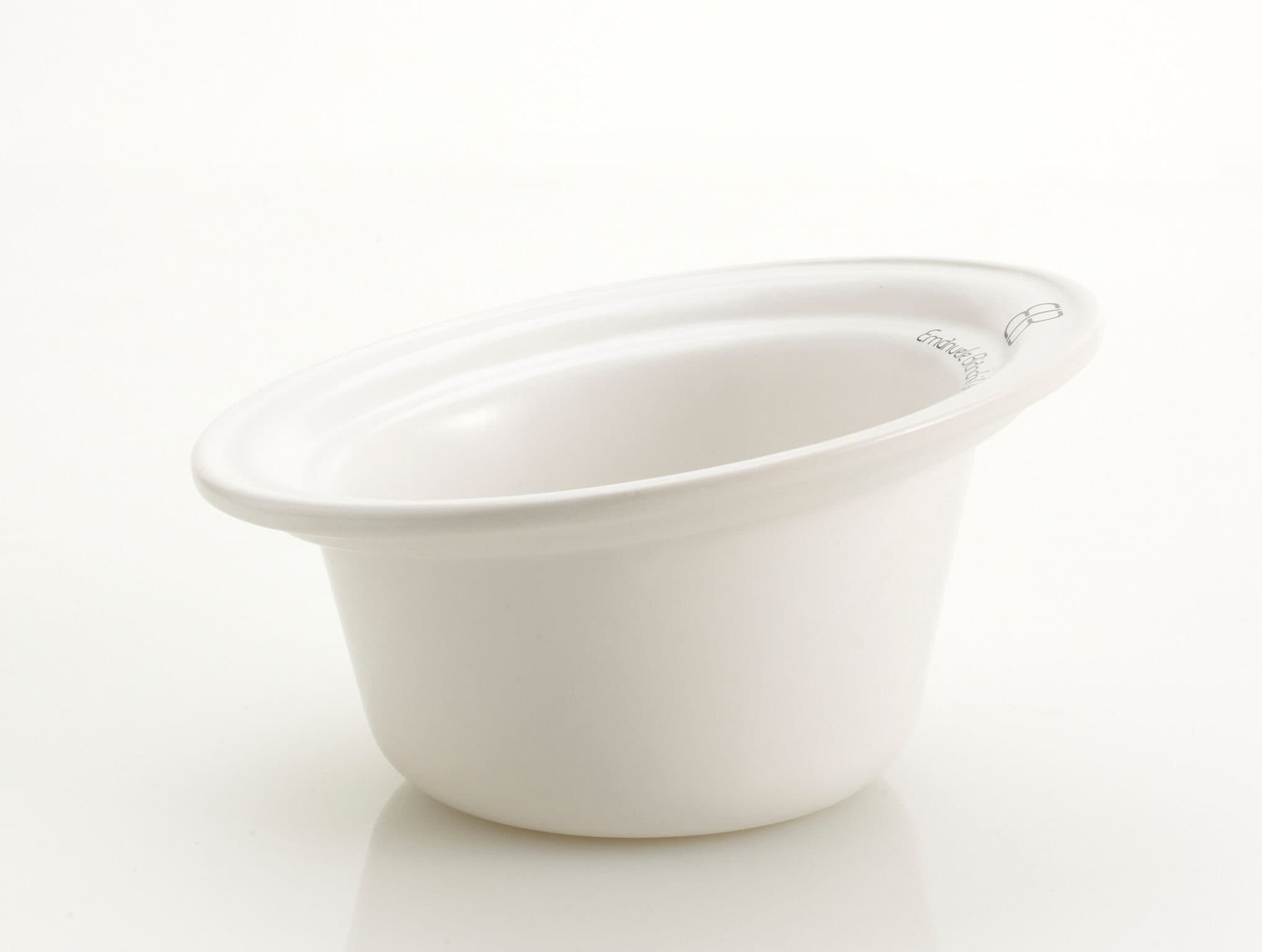Tulip Ceramic Dog Bowl, White, Large