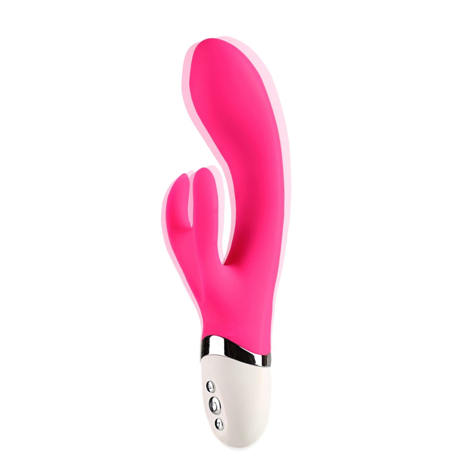 Powerful Cordless Wand Massager Handheld with Multi-Speed Personal Massager Rechargeable Waterproof Body Massager for Back Neck Shoulder Sore, Quiet (Pink - XI)
