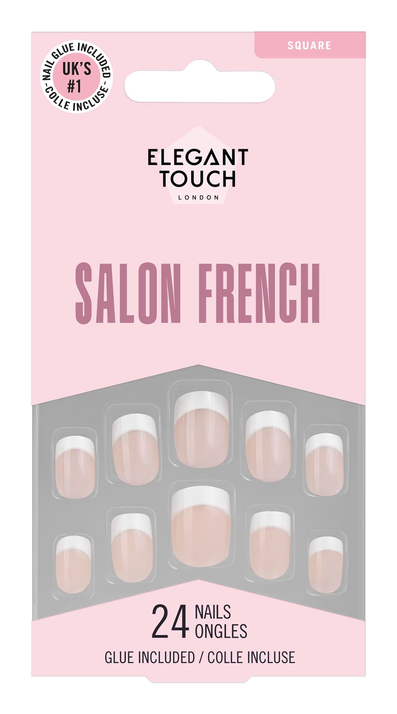 Elegant Touch French Nails 126