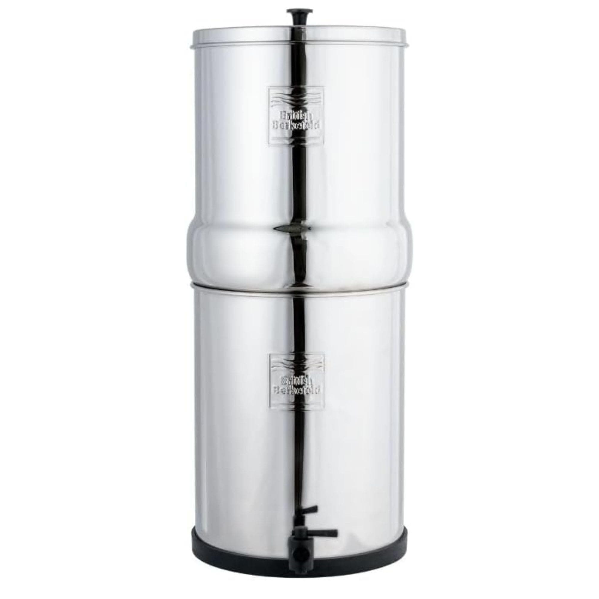 British Berkefeld 8.5L Stainless Steel Gravity Water Filter System | Comes With 2 Ultra Sterasyl Cartridges | Great Tasting Clean Water | No Power Or Plumbing Required | For Home Or Outdoor Use