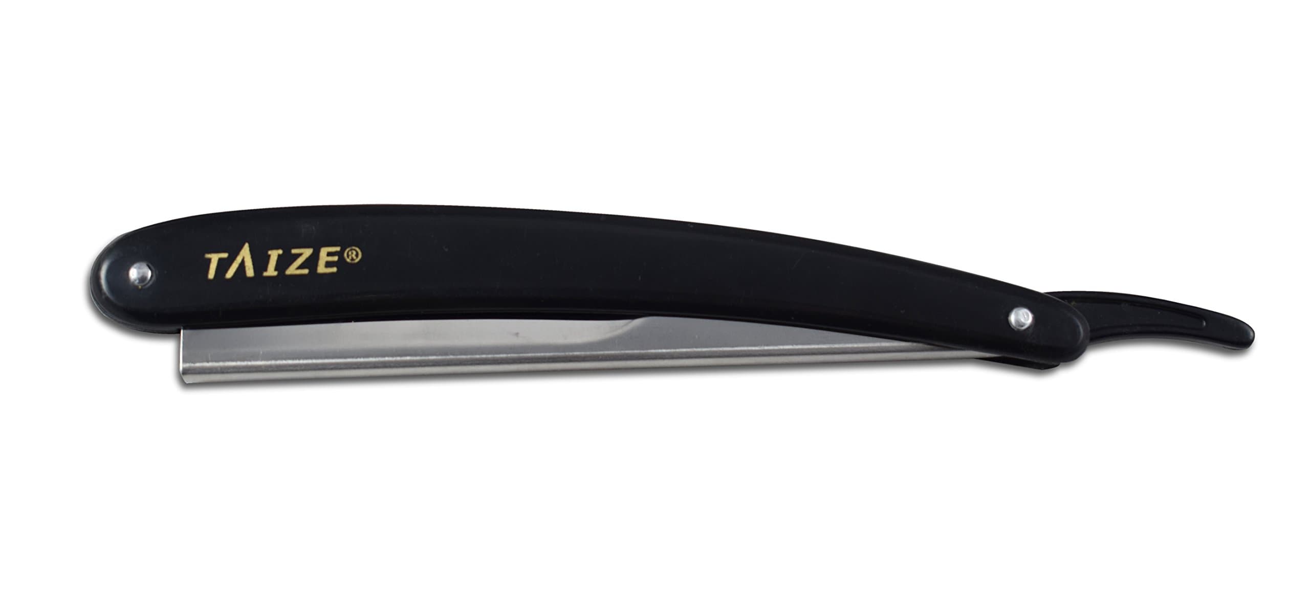 TAIZE -Professional Barber- Straight Edge Razor - Black - 6''