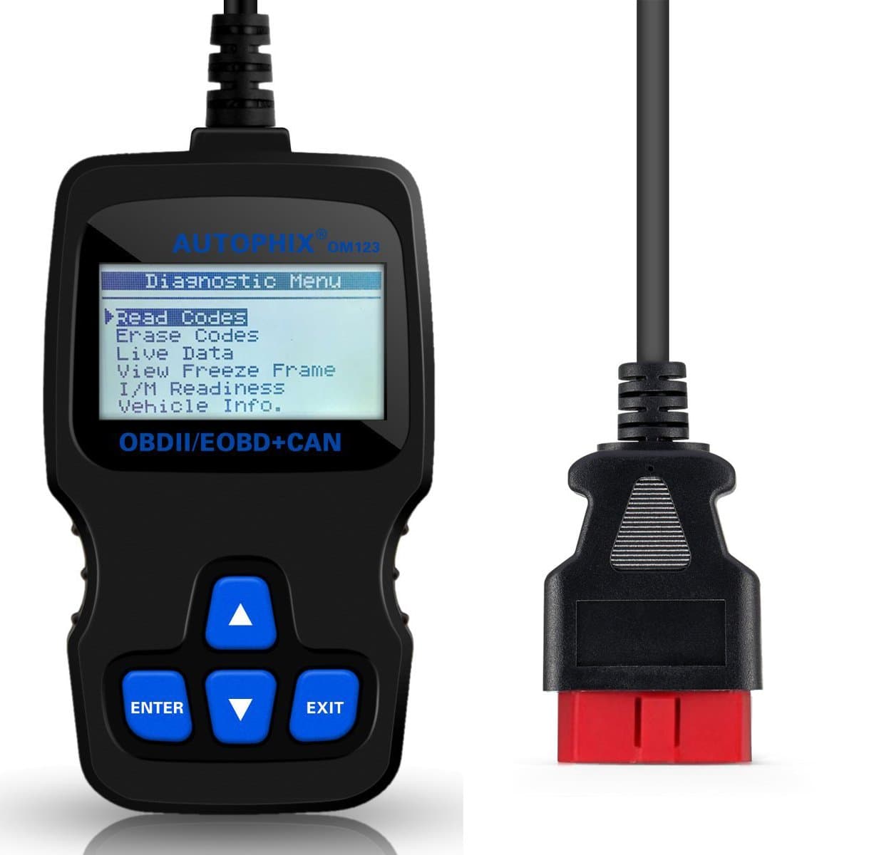Oxygentle Universal OBD2 Scanner, Diagnostic Code Reader, Read and Clear Error Codes for 2000 or Later US, EU and Asian OBD2 System Vehicle