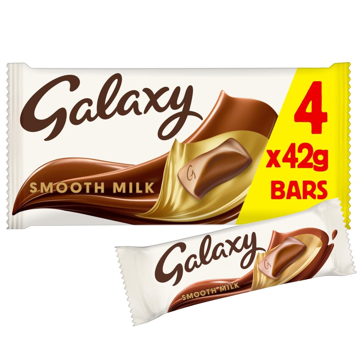 Galaxy Smooth Milk Bars Original Galaxy Chocolate Bar Pack Imported From The UK England The Very Best Of British Galaxy Chocolate Bars