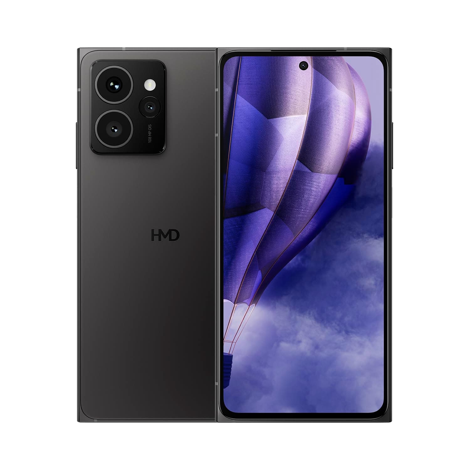HMD Skyline | Dual Sim | Android 14 | 2 Day Battery | 6.55" 144Hz pOLED Display with HDR10 | 12GB/256GB | 108MP Triple Camera | 50MP Selfie Camera | International Version | Black