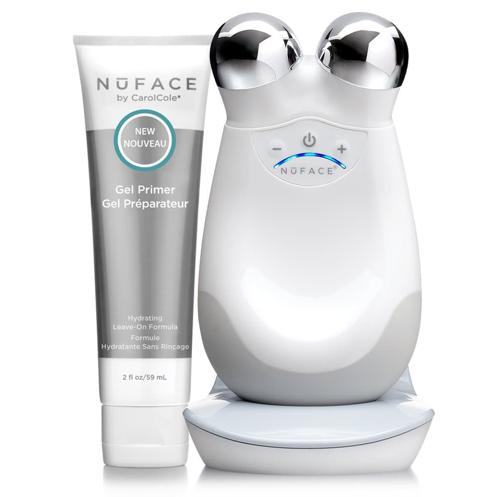 Trinity Microcurrent Skin Toning Device, Reduce Fine Lines And Wrinkles. Includes 2Oz/59Ml Gel Primer, Multi-Solution