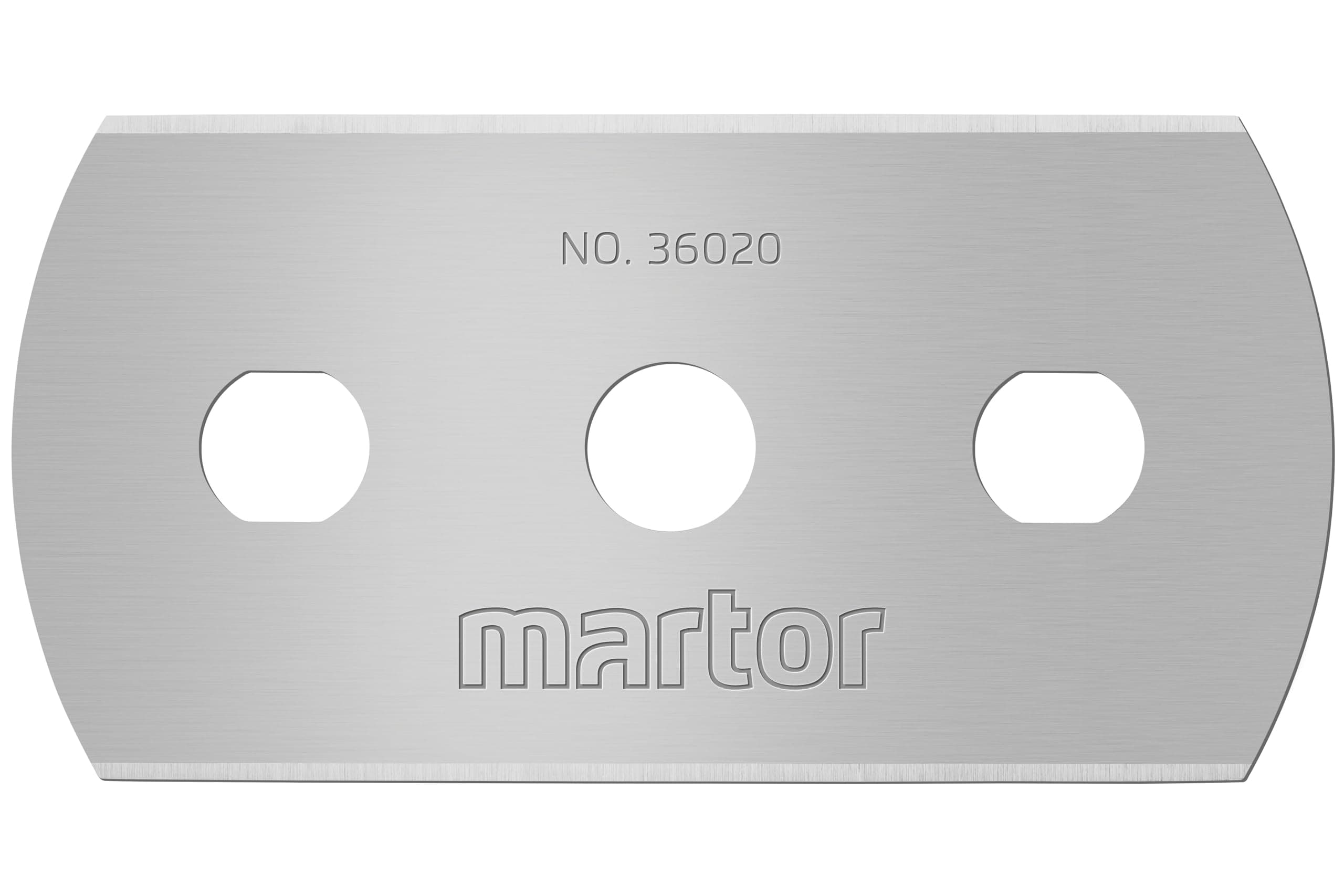 MARTOR 10 x Industrial Blade, Replacement Blades for Utility Knife, Safety Knife, 22 mm, Sharp, in Dispenser, Quadruple-use, No. 36020