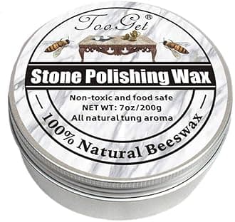 TooGet Stone Seasoning Beeswax Furniture Polish & Restoration Care Beeswax , Suit for Marble Furniture, Ceramic Tiles, Stone Floor, Stone Walls, Stone Polish Protection - 7OZ