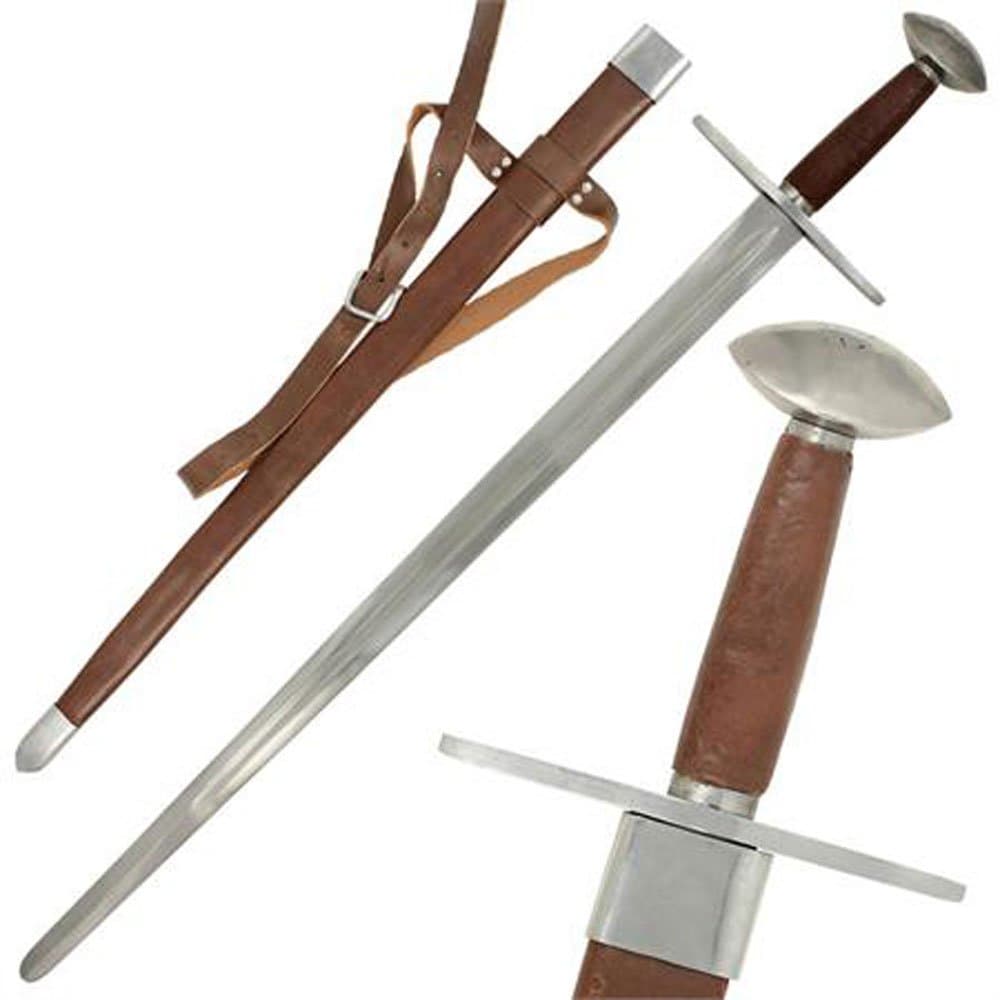 Medieval Warrior The Conqueror 1066 Norman Arming Sword Full Tang Tempered Handforged Handmade Real Sword