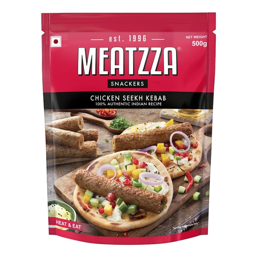 Meatzza Chicken Seekh Kebab, 500 g