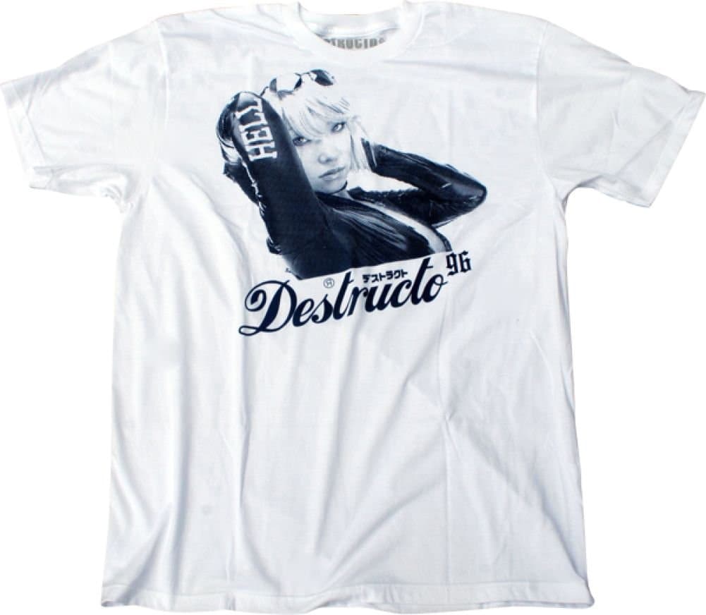 Destructo Racer Small White Premium Short Sleeve