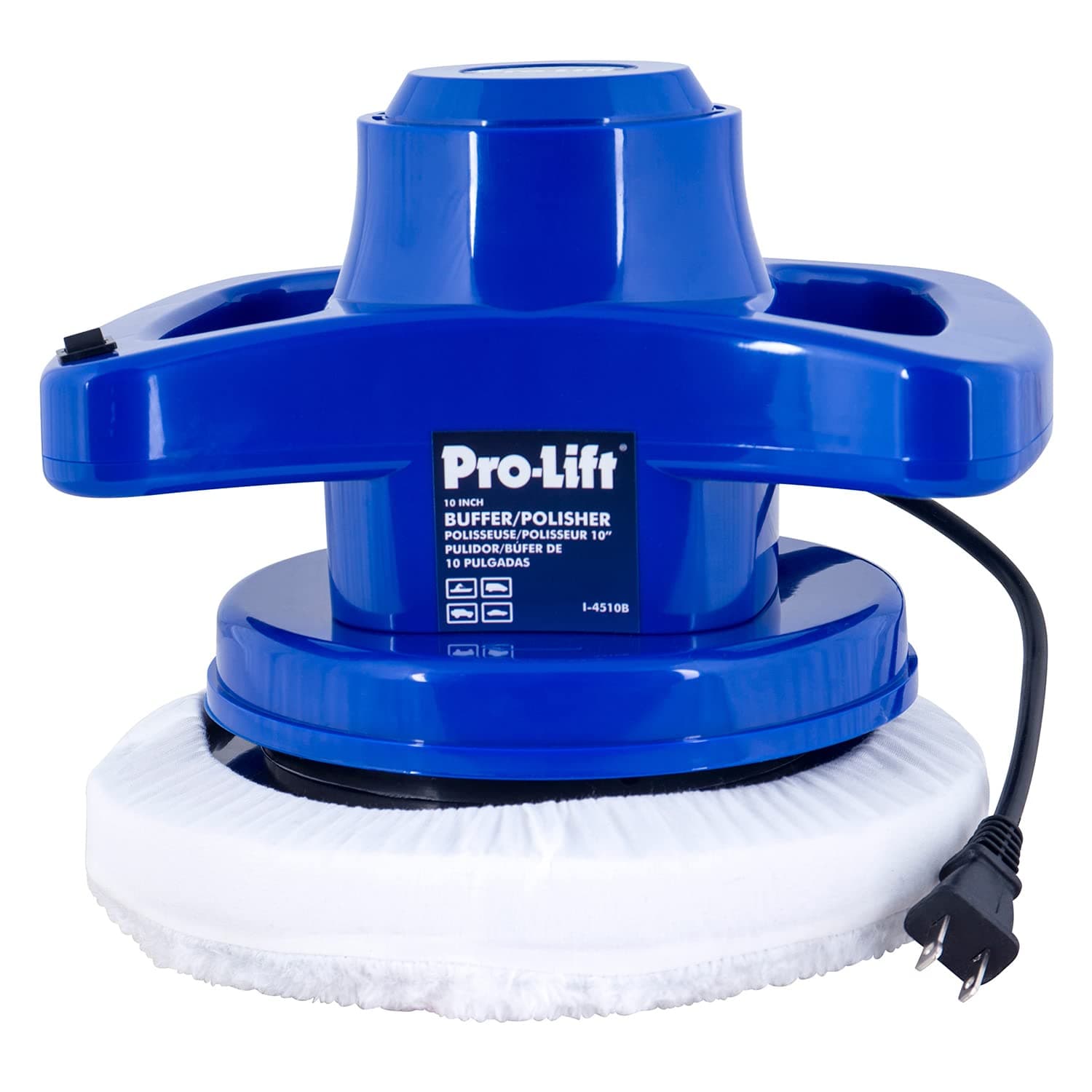 10-inch Buffer/Polisher - Powerful and User-Friendly Tool with 3200 RPM for Car Detailing,Blue