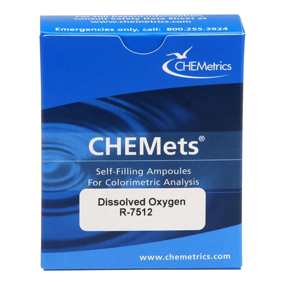 CHEMetrics R-7512 Dissolved Oxygen Indigo 1-12 Refill Kit
