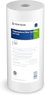 Pentair DGD-5005 Big Blue Water Filter, 10-Inch Whole House Sediment Filter Cartridge Replacement, Dual-Gradient Density Spun Polypropylene, 10" x 4.5", 5 Micron, Pack of 1