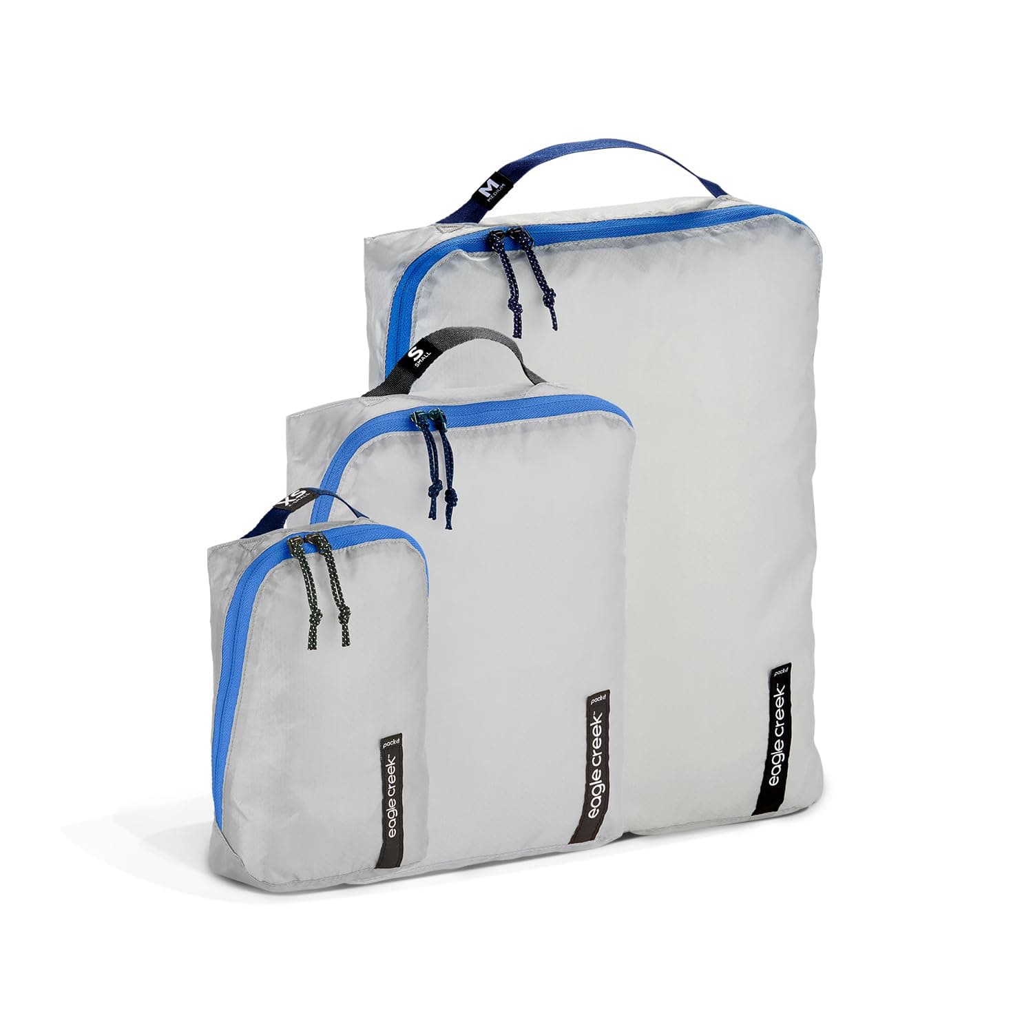 Eagle Creek Pack-It Isolate Cube Set, Az Blue/Grey - Set XS/S/M