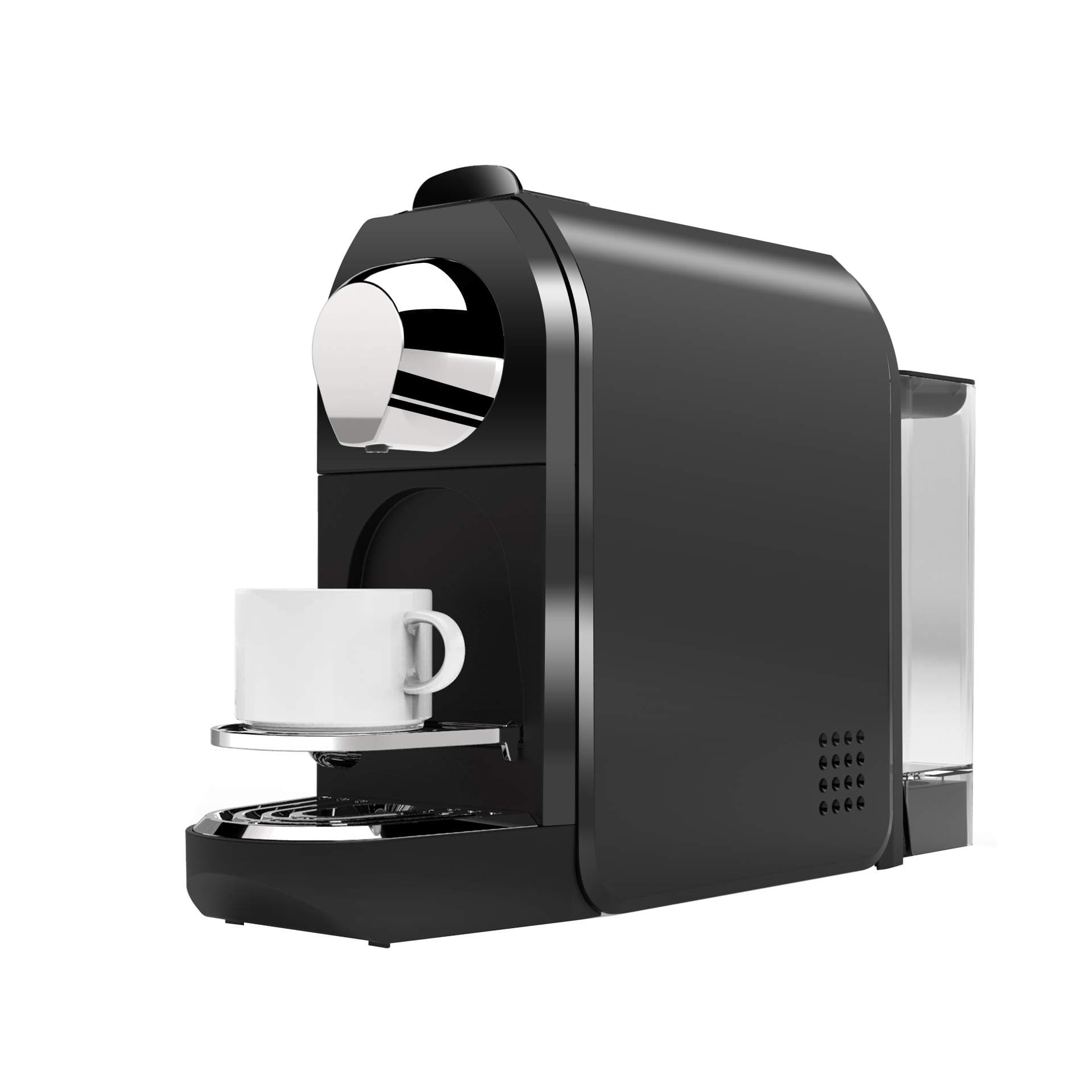 Grenp Coffee Maker, Single Serve Coffee Machine,Rapid Brew Auto-shutoff Self-Cleaning 2 Brew Size Capsules Coffee Machine with Removable Water Tank (black)