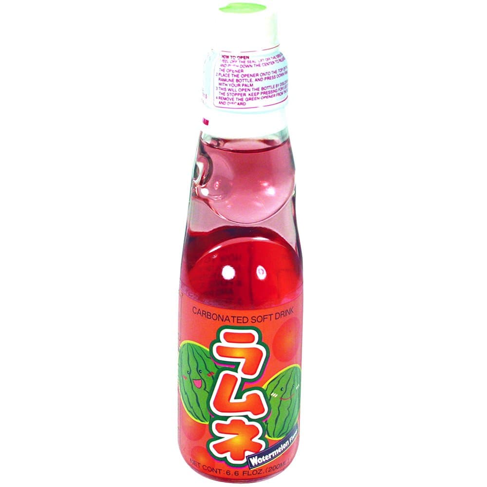 Kimura Ganso Ramune Watermelon Flavour 200ml