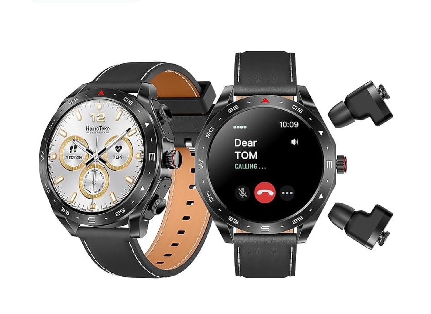 Generic Haino Teko Watch Buds ST 5 with AMOLED Display and 4 GB MP3 Speaker (Watch+Earbuds)