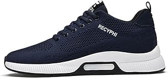 Recyphi Men's Invisible Height Increasing Elevator Shoes Lightweight Sport Shoes Height-Boosting Fashion Sneakers 2.4'' Taller