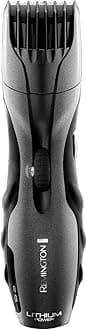 Remington Lithium Barba Beard Trimmer - Advanced Ceramic Blades, 9 Length Settings, Pop-up Trimmer, Comb Attachment, 60-Minute Runtime, Cordless - MB350L