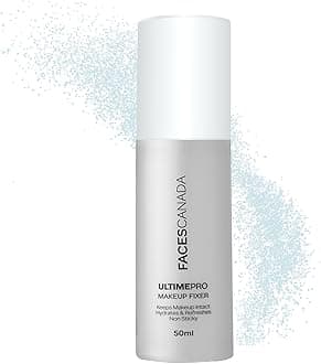 Ultime Pro Makeup Fixer, 50 Ml | Long Lasting Makeup Setting Spray | Keeps Makeup Intact | Hydrates, Soothes & Refreshes Skin | Hyaluronic Acid & Vitamin E Enriched | No Alcohol