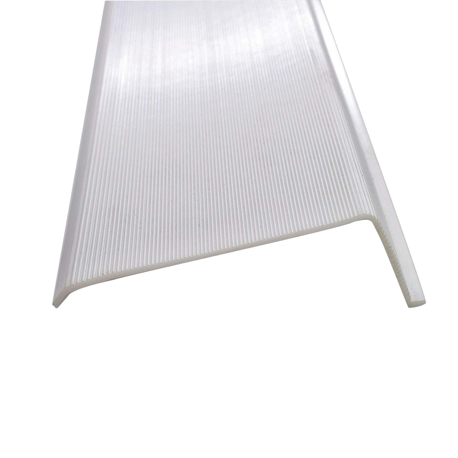 Beam Lighting Under Cabinet Light Cover Replacement | White Ribbed Acrylic Diffuser (L-Shaped, 24")