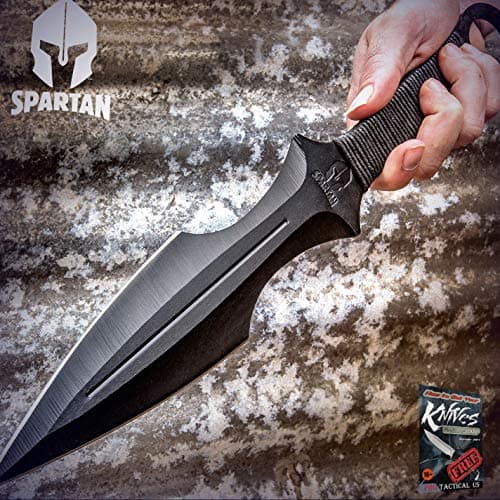 New Cool 15-Inch Oversized Spartan Fixed Blade Pro Tactical Elite Knife Boot W/Sheath for Home Camping Hunting Rescue + free Ebook by ProTactical"US