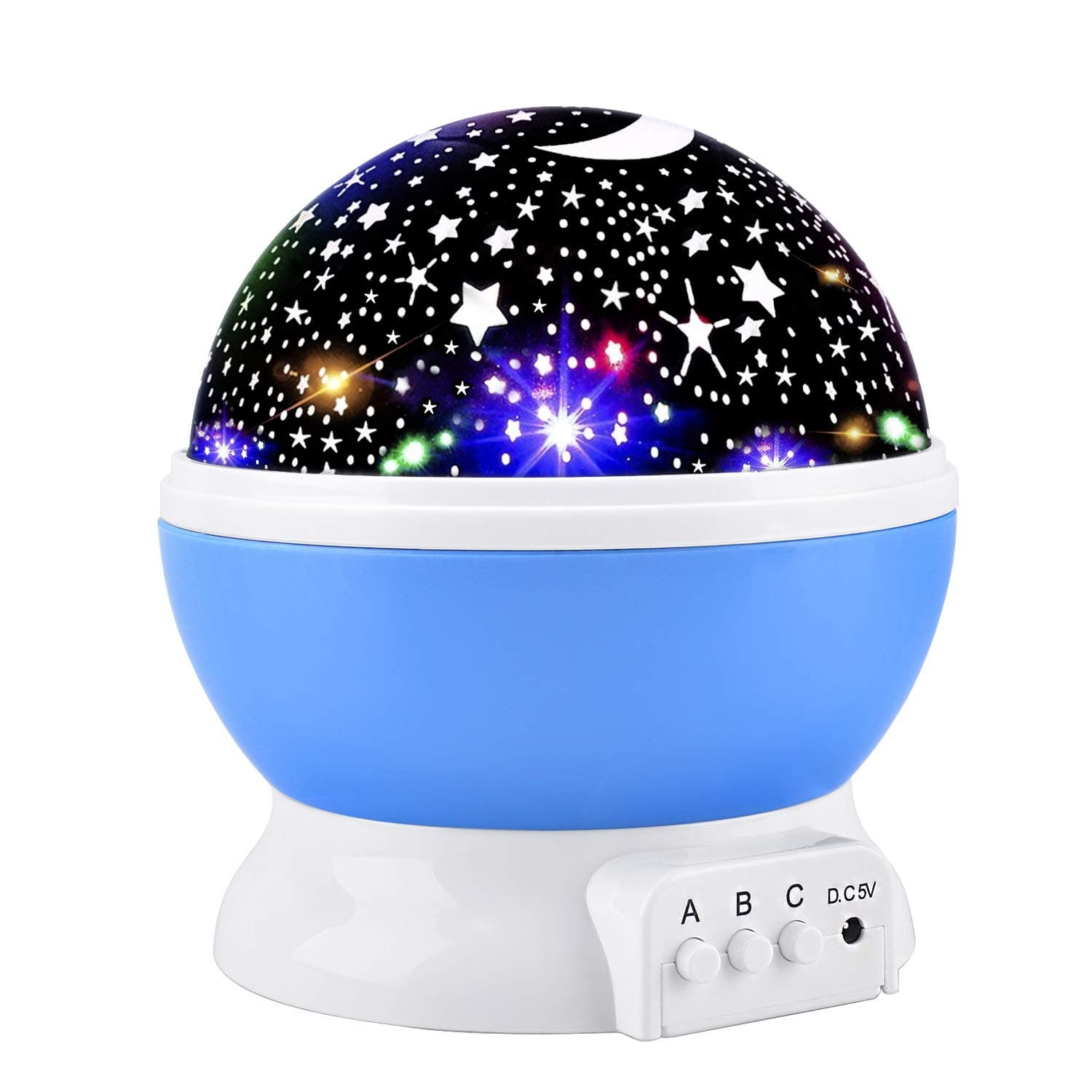 Elmchee Star Night Light for Kids, Universe Night Light Projection Lamp, Romantic Star Birthday Projector Lamp for Bedroom