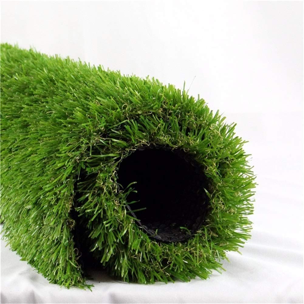 Artificial Grass Turf Realistic Fake Grass Synthetic Thick Lawn Grass Mat Pet Turf Outdoor Garden Landscape (5ft x 3.3ft （16.5 Square ft）)