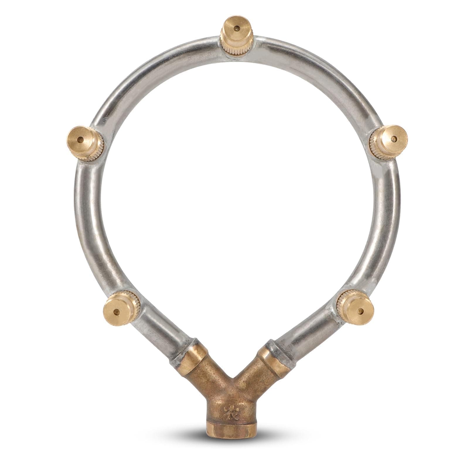 5 Head Misting Nozzle, G1/4in Female Thread Adjustable Misting System Circular Irrigation Sprinkler Misting Mist Ring for Garden