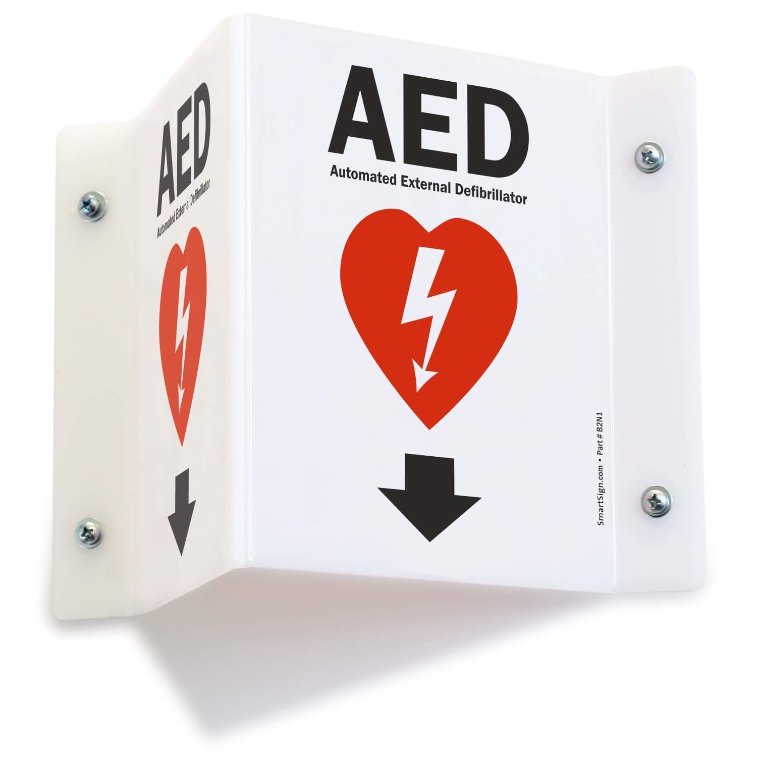 "AED" Projecting Sign