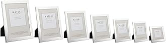 Maturi Silver Plated Photo Frame - Flat Edge Finish 6 x 8-inch (15 x 20cm), Silver, 6 x 8